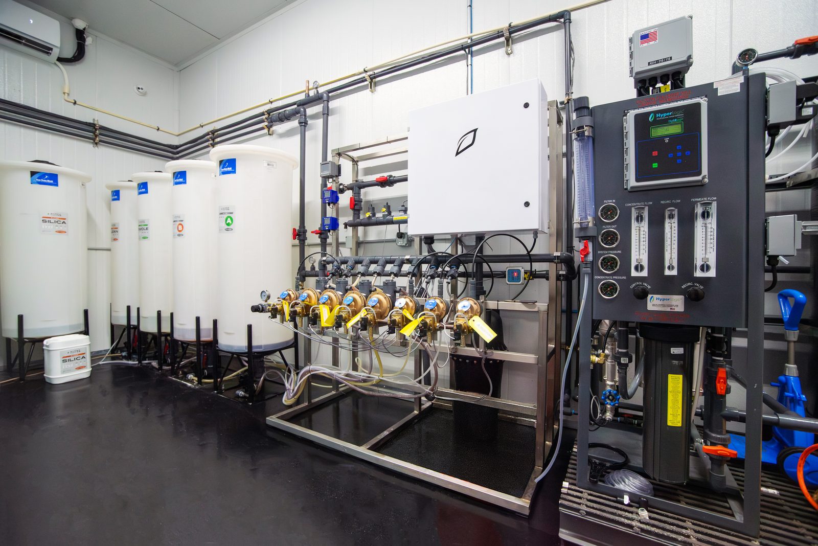 Commercial cultivation canopy fed by a precision fertigation system