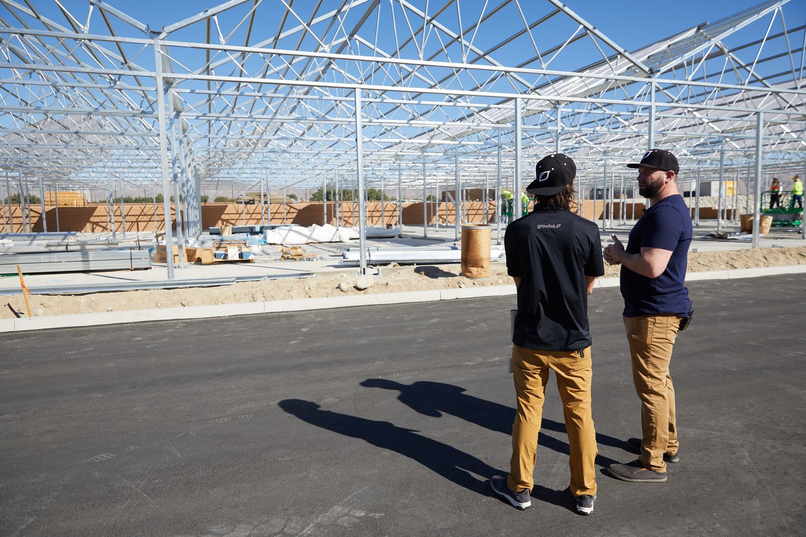 New facility build-out grow room