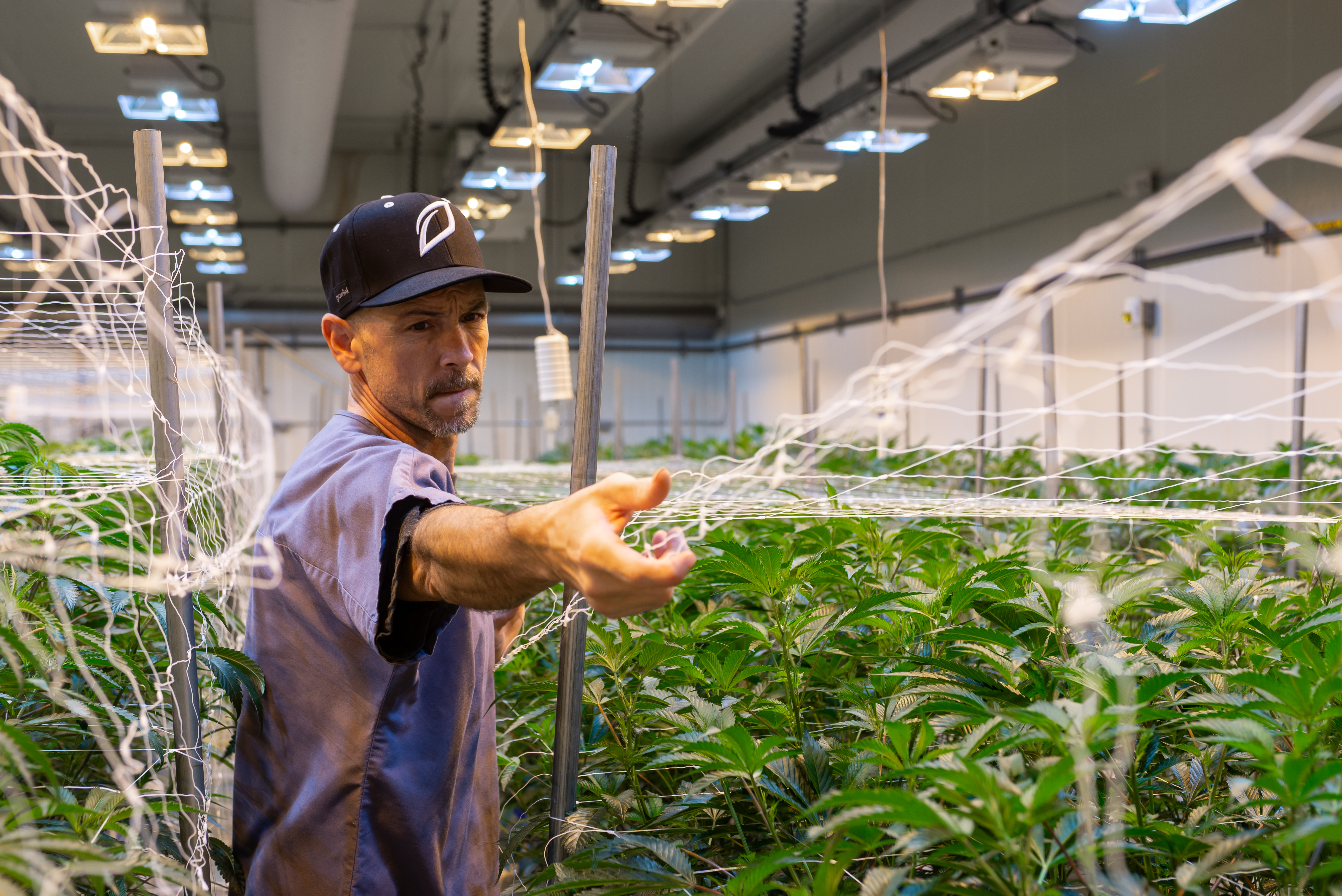 Growlink team — facility visit